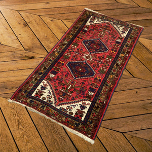 Wooden Floor Boards Vintage Rug