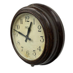 Load image into Gallery viewer, Side On Smith Bakelite 8 Day Wall Clock 1941
