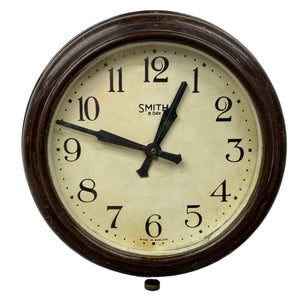 Bakelite Smith Bakelite 8 Day Wall Clock 1941