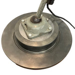Load image into Gallery viewer, Brushed Steel Green Industrial Lamp
