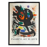 Load image into Gallery viewer, Black Frame Joan Miro Pasadena Art Museum Exhibition, 1969
