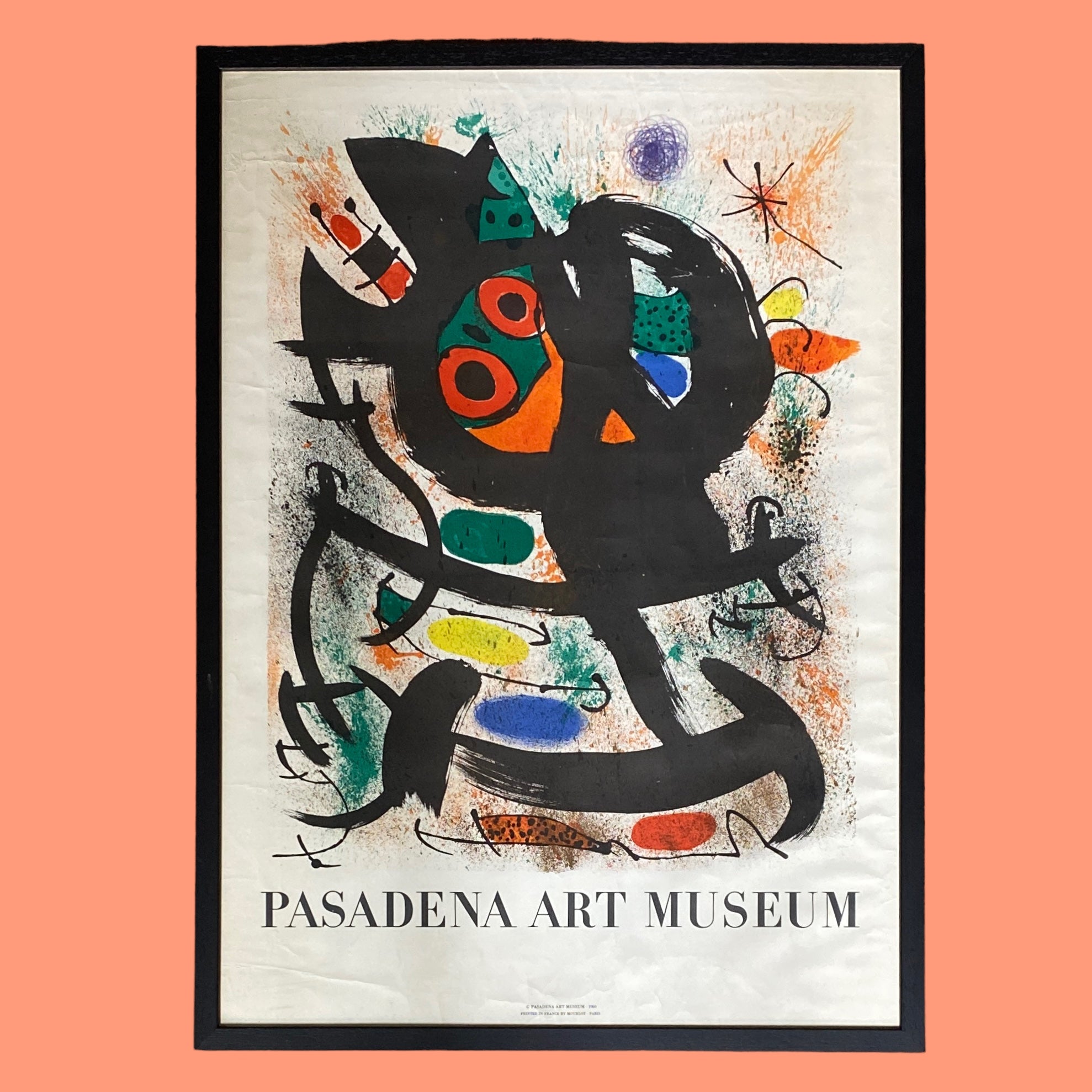 Joan Miro Pasadena Art Museum Exhibition, 1969