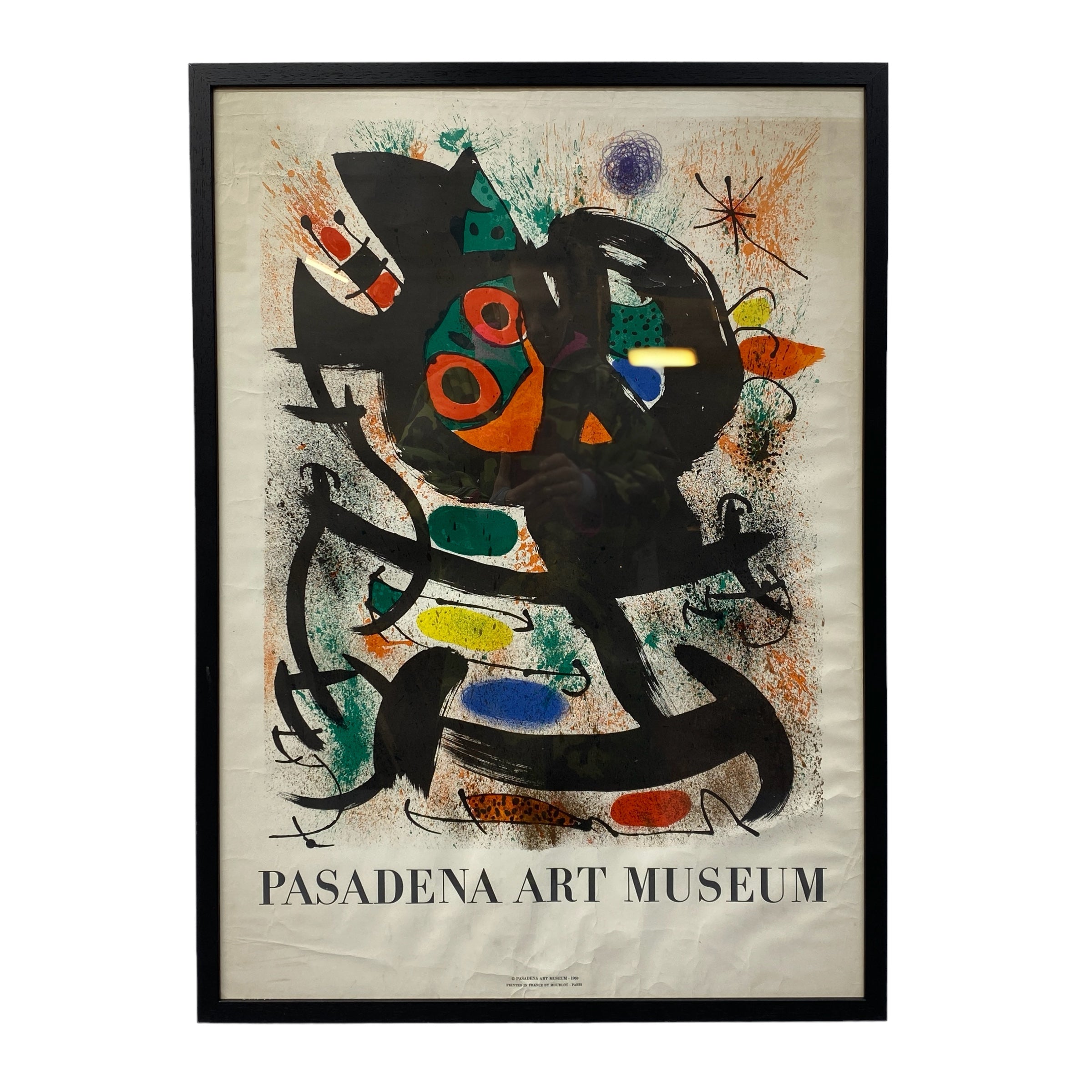Poster Joan Miro Pasadena Art Museum Exhibition, 1969