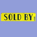 Load image into Gallery viewer, SOLD BY Enamel Signage Vintage
