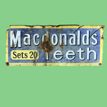 Load image into Gallery viewer, Vintage Enamel Signage Macdonalds Teeth Sets 20
