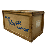 Load image into Gallery viewer, Side Of Original Players Navy Cut Tobacco Crate
