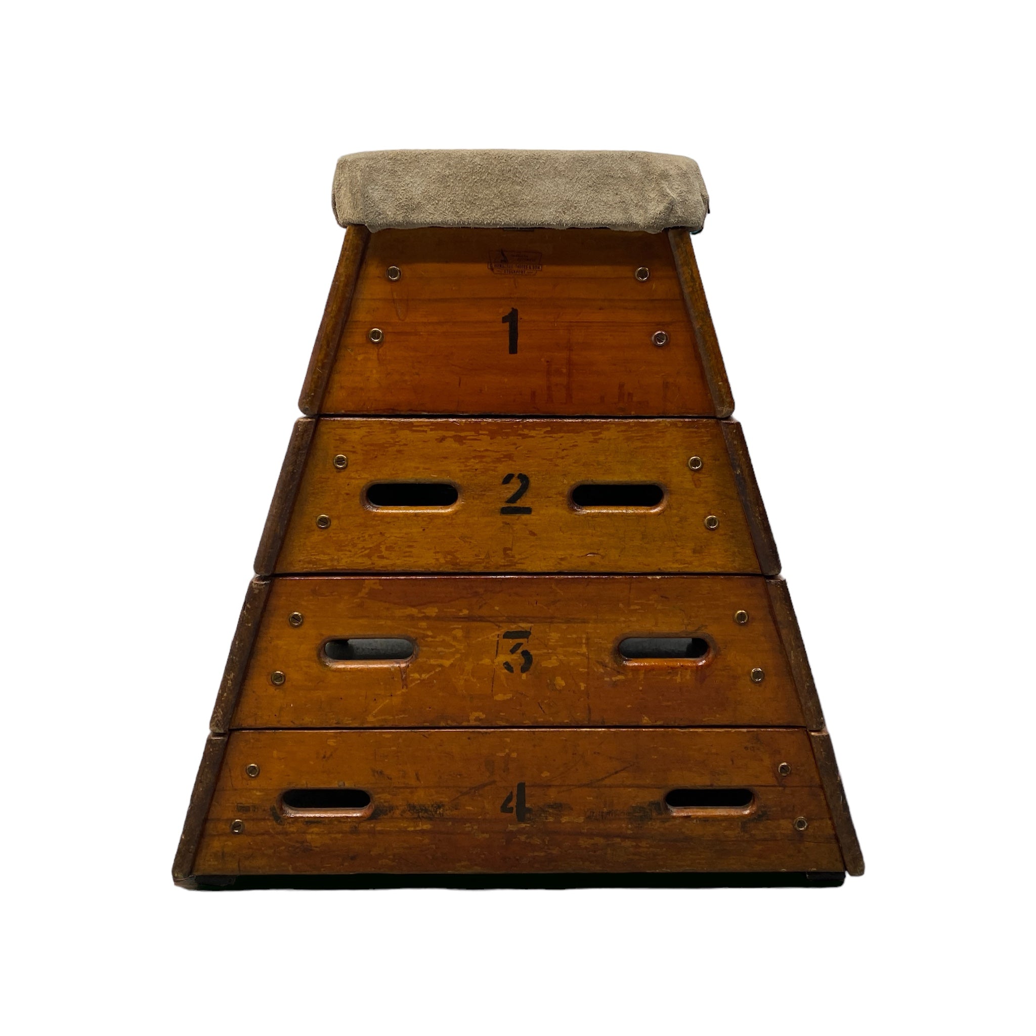 Midcentury Box Vault Beech Suede