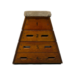 Midcentury Box Vault Beech Suede