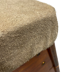  Midcentury Box Vault Beech Suede