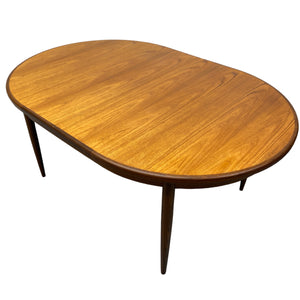G Plan Oval Dining Table Extendable Teak Victor Wilkins