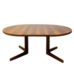 Load image into Gallery viewer, Legs Of Danish Dining Table Extendable Circular Oval 70s

