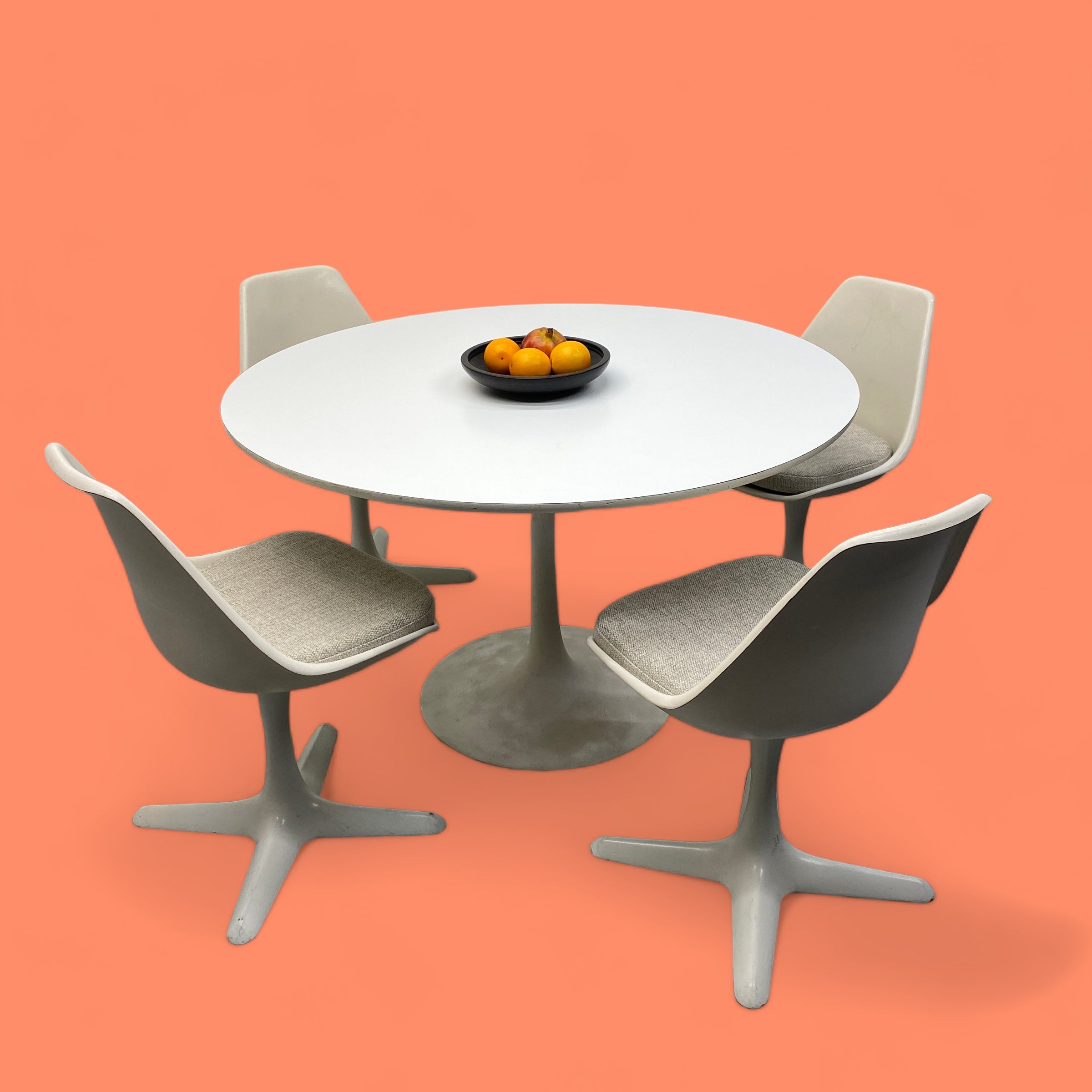 Midcentury Space Age Dining Set  Maurice Burke Arkana 1960