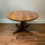 Load image into Gallery viewer, rOOM sET Danish Dining Table Extendable Circular Oval 70s
