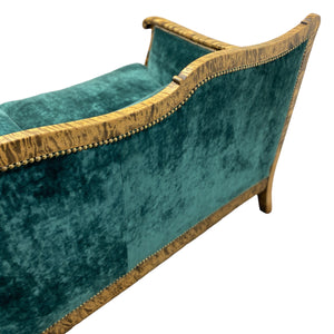 Back Of Emerald Green Sofa