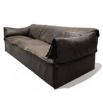 Load image into Gallery viewer, Leather Arms Danish Sofa Niels Bendtsen Mid Century Lotus Leather
