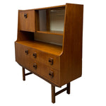 Load image into Gallery viewer, Side On Vintage English Highboard 1970&#39;s
