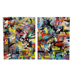 Load image into Gallery viewer, Pair Of Original Artwork Abstract Composition #2 Dale Kerrigan
