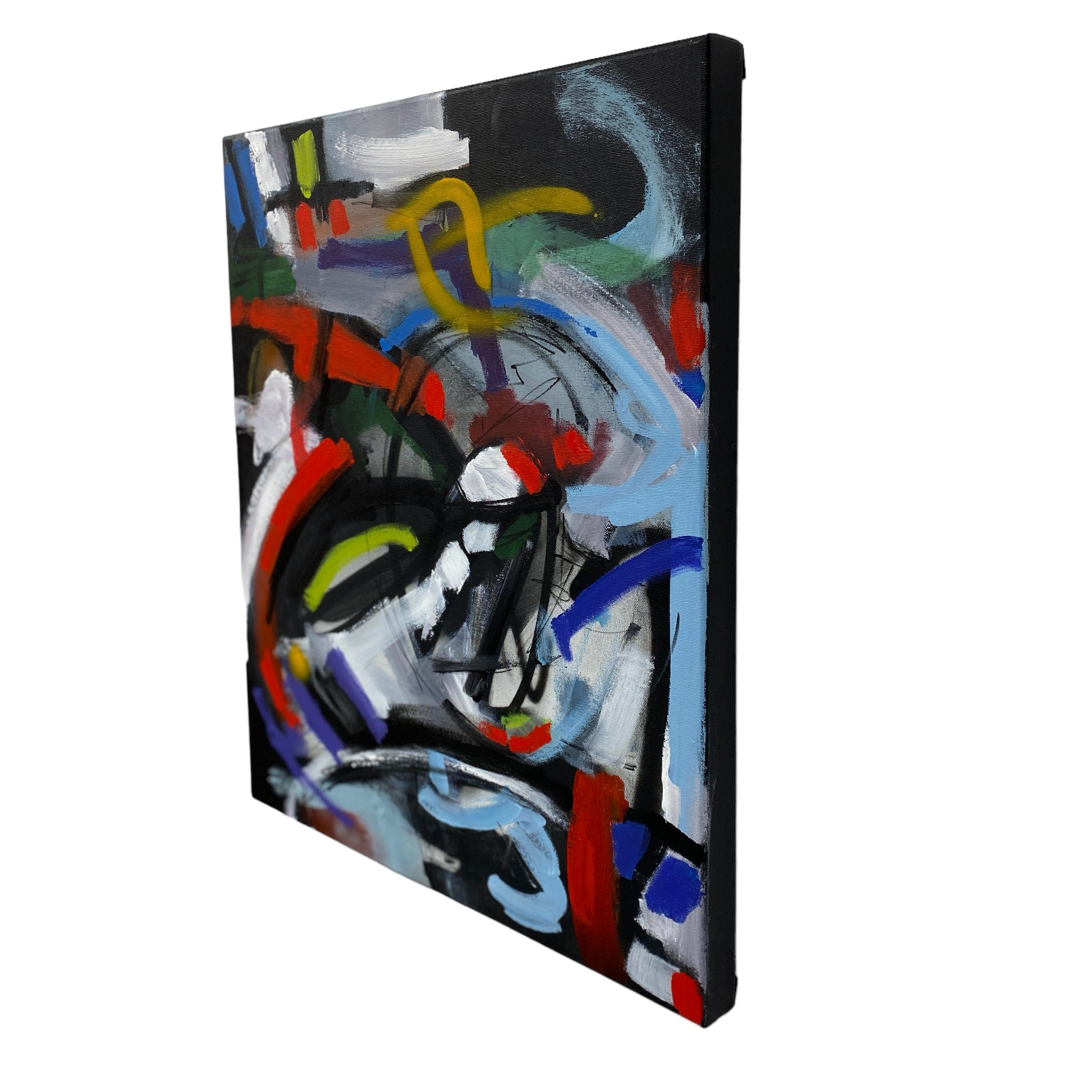 Side On Original Artwork Abstract Graffiti Composition Dale Kerrigan