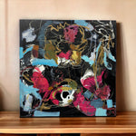 Load image into Gallery viewer, SWhelf With Original Artwork Abstract Florals Squares Dale Kerrigan
