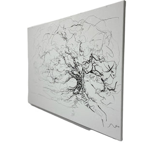 SIDE OF Oak Tree Original Canvas Dale Kerrigan