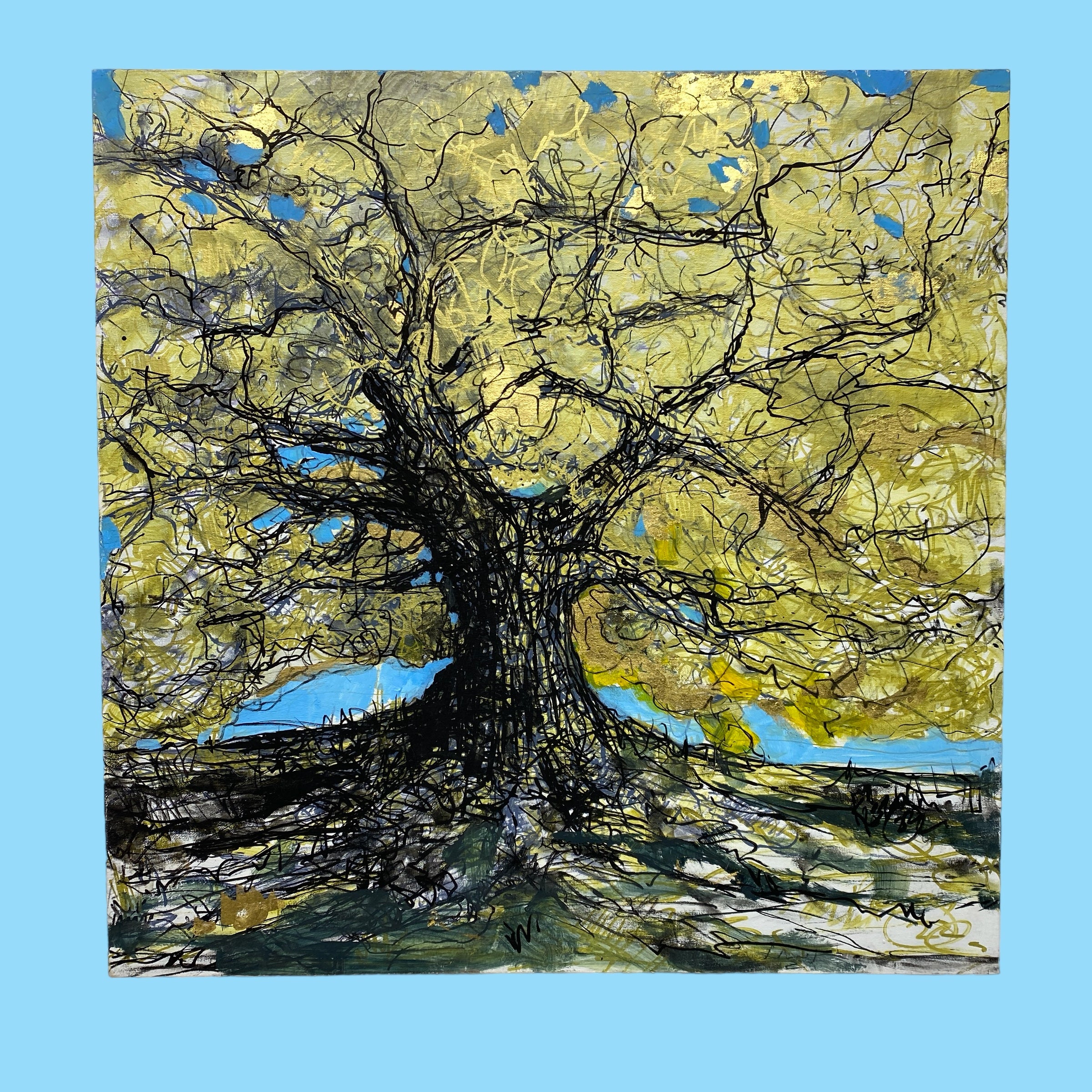 Original Artwork Golden Oak Dale Kerrigan