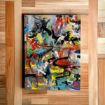 Load image into Gallery viewer, Wooden Wall Original Artwork Abstract Composition #2 Dale Kerrigan
