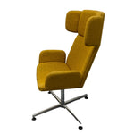 Load image into Gallery viewer, High backed Chair Swivel Chair Midcentury style 

