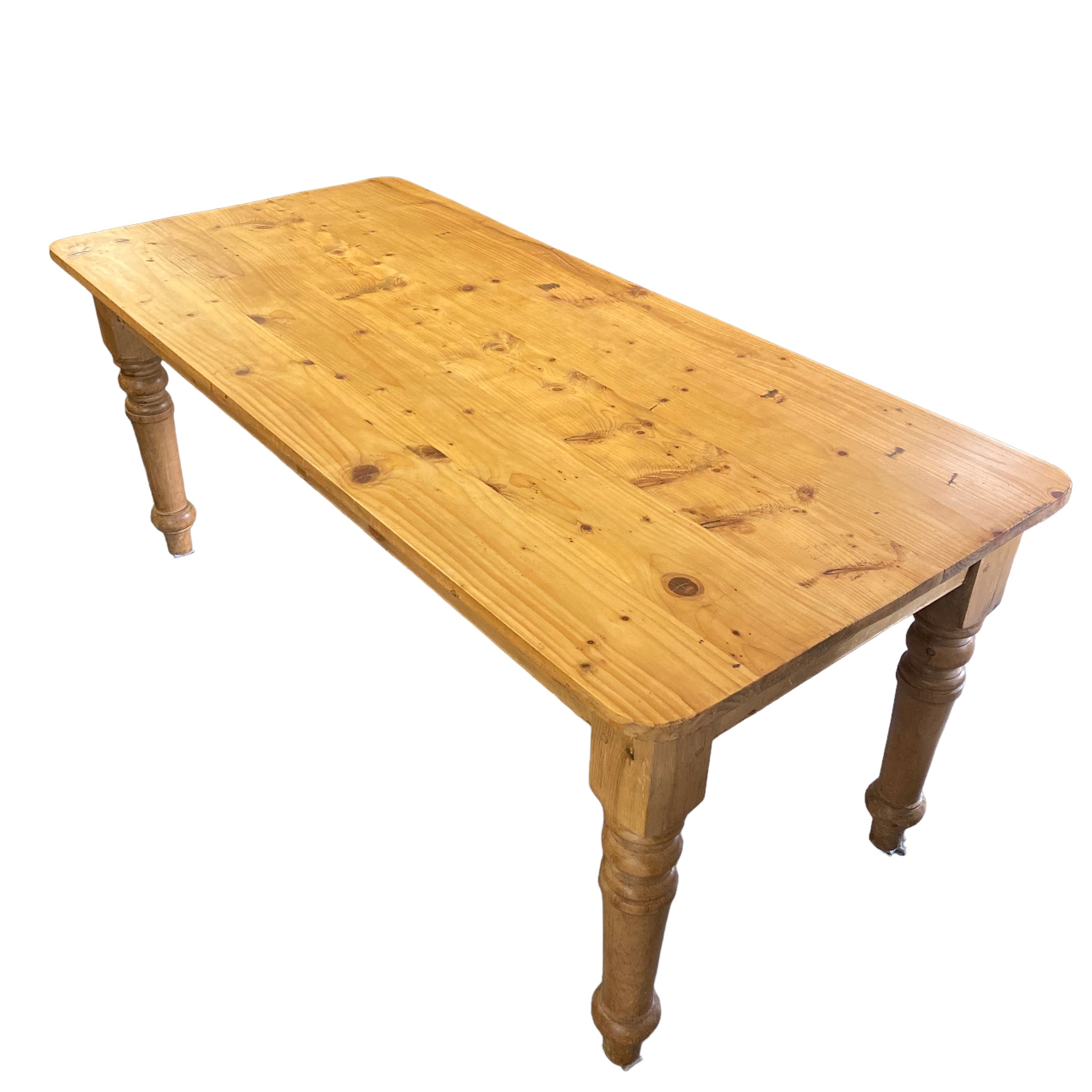 farmhouse dining table pine