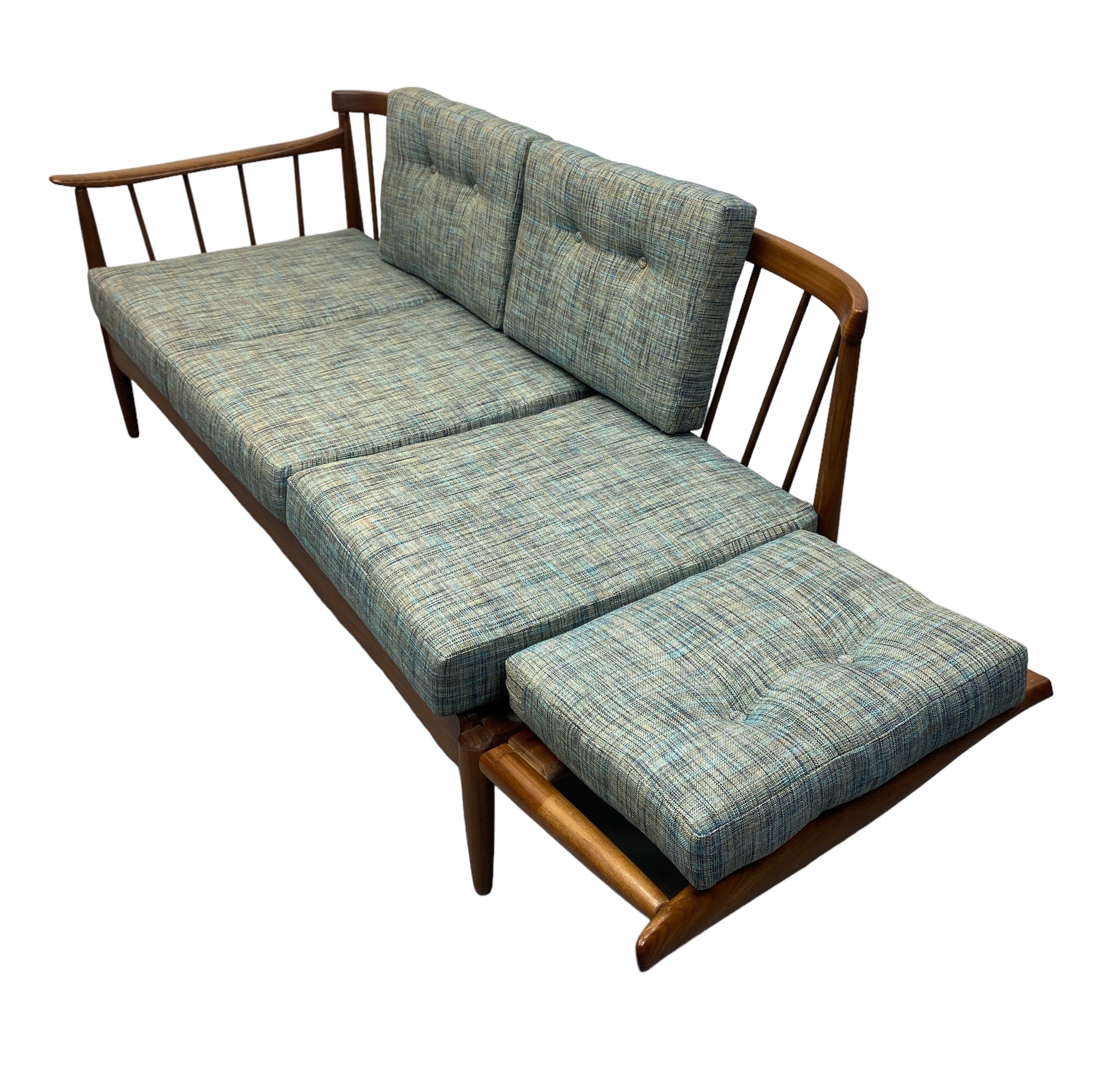 Day bed Midcentury Greaves & Thomas Day Bed Sofa Three Seater