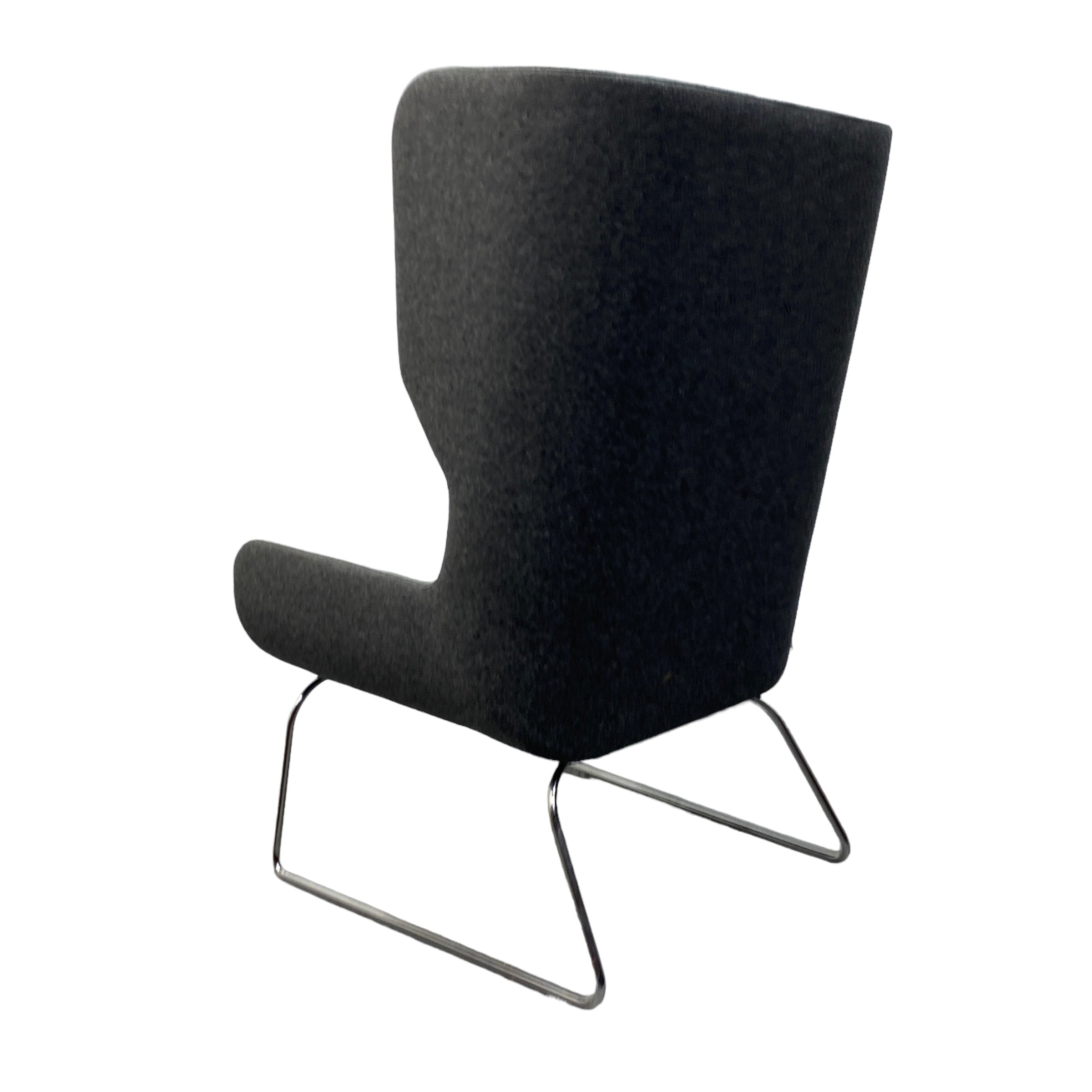 Back Of Naughtone Hush Lounge Chair Wool Herman Miller Group