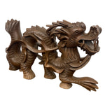 Load image into Gallery viewer, Side Of Chinese Dragon Hand Carved Teak

