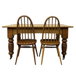 Load image into Gallery viewer, Pine Victorian Farmhouse Dining Table
