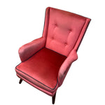 Load image into Gallery viewer, Vintage Lounge Chair Pink Velvet
