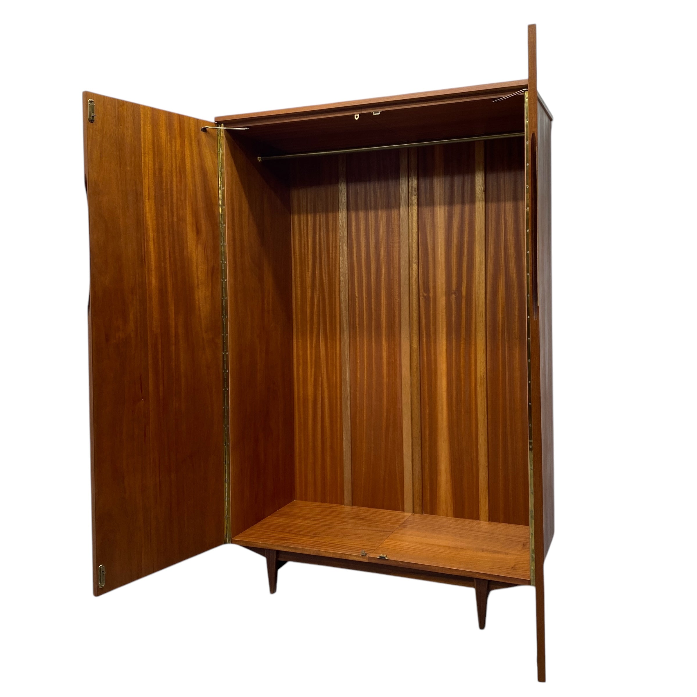 Inside midcentury wardrobe