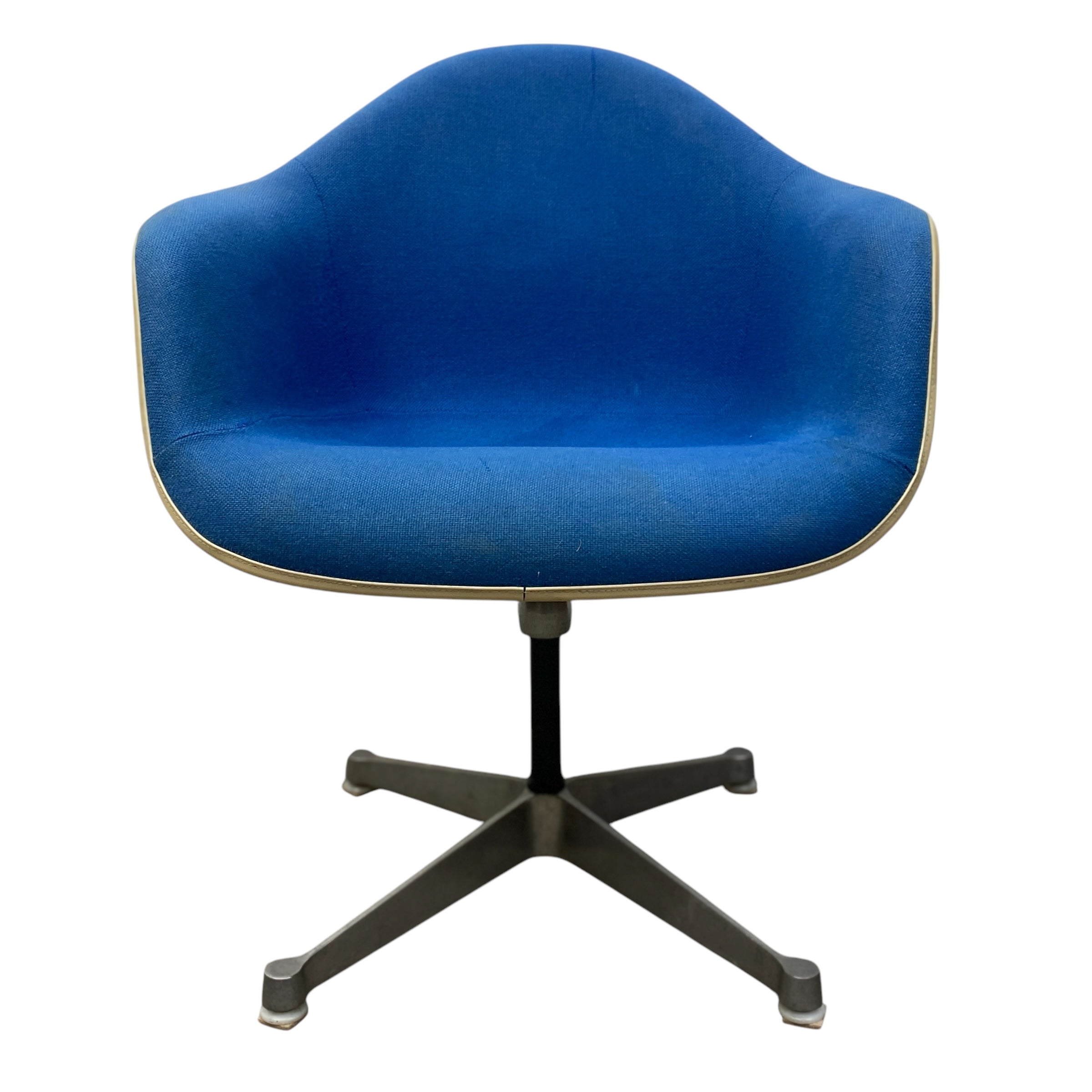 Front Of Blue Herman Miller Eames Shell Chair