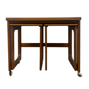Castors Nest Of Tables McIntosh Tri-Form Metamorphic Midcentury