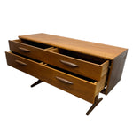 Load image into Gallery viewer, Wooden dresser with multiple open drawers on a white background
