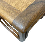 Load image into Gallery viewer, Wooden table corner with a white background
