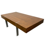 Load image into Gallery viewer, walnut coffee table rectangular
