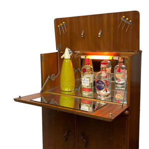 Mirrored Retro Drinks Cabinet