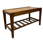 Load image into Gallery viewer, Teak Afromosia Vintage Coffee Table Remploy Magazine Shelf

