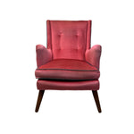 Load image into Gallery viewer, Vintage Lounge Chair Pink Velvet
