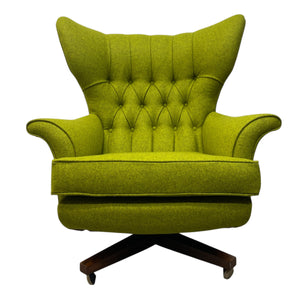 Blofeld Chair Green Wool Felt