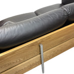Load image into Gallery viewer, Hardwood And Leather sofa Robin Day
