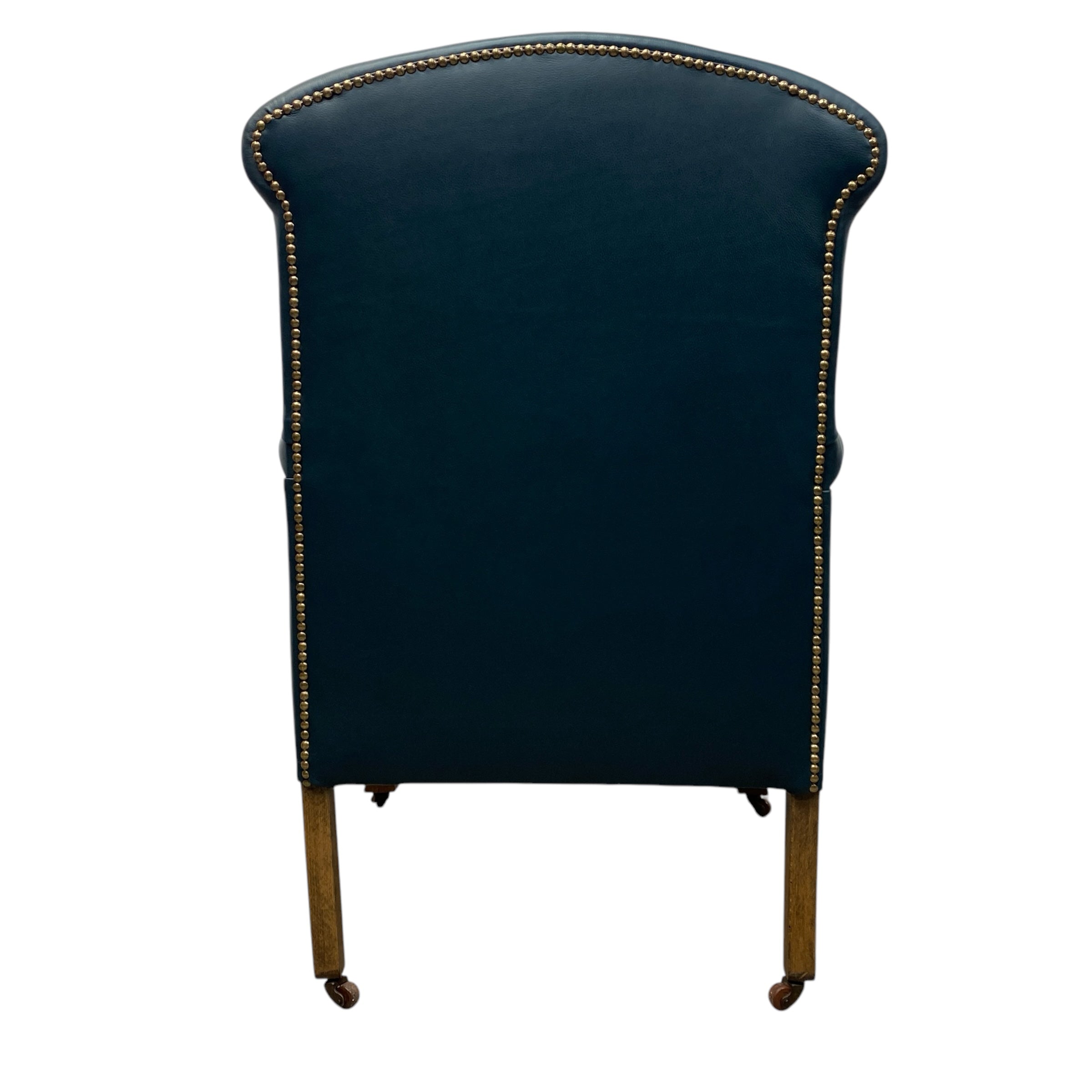 Back Of Arts Crafts Armchair Leather