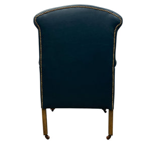 Back Of Arts Crafts Armchair Leather