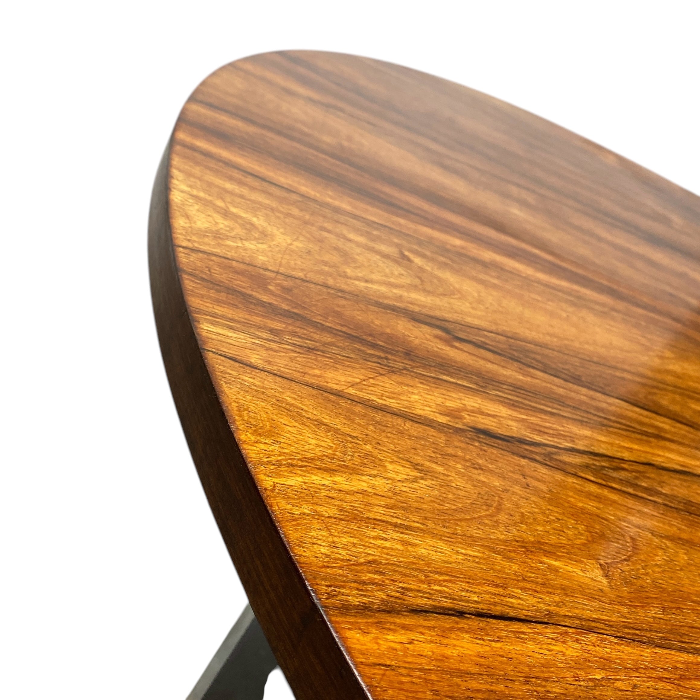 rosewood edged dining table