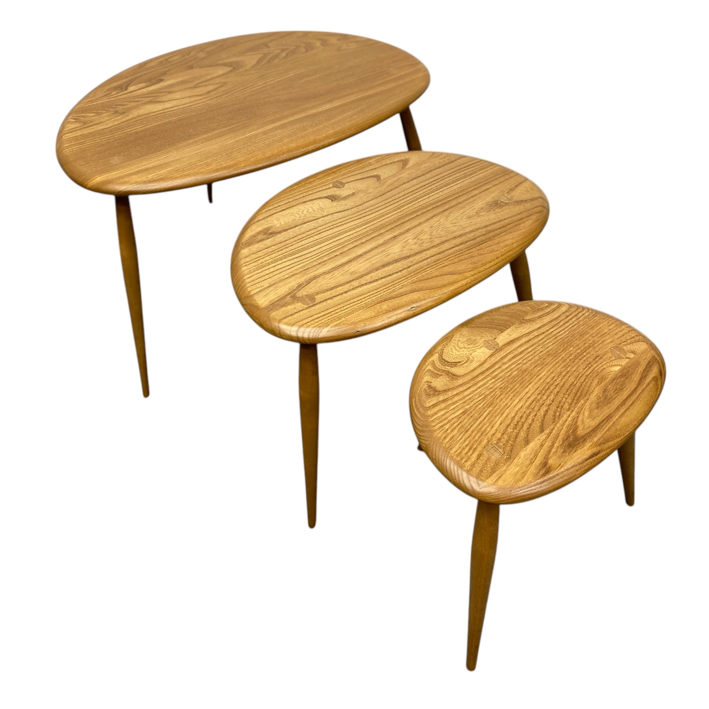 ercol pebble tables