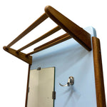 Load image into Gallery viewer, Suitcase Rack Midcentury Freestanding Coat Rack 1950s
