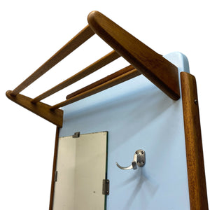 Suitcase Rack Midcentury Freestanding Coat Rack 1950s